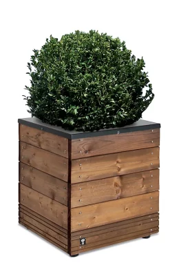 Castorama Bac Carré Bois Jardipolys Collectors 63L