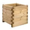 Castorama Bac Carré Bois Jardipolys Oléa 50L