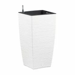 Castorama Bac Carré Poetic Casa Cosy 3058 Blanc 29,9 X 29,9 X H.57,4 Cm
