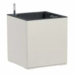 Castorama Bac Carré Poetic Casa Mat 30 Gris Soie 29,9 X 29,9 X H.31,3 Cm