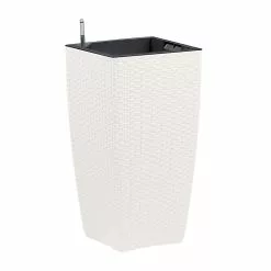 Castorama Bac Carré Poetic Casa Mesh 30 Blanc 29,9 X 29,9 X H.57,4 Cm