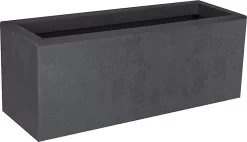Castorama Balconnière Polypropylène EDA Basalt Up Anthracite 59 X 19,5 X H.22,8 Cm