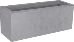 Castorama Balconnière Polypropylène EDA Basalt Up Béton 59 X 19,5 X H.22,8 Cm