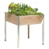 Castorama Carré Potager Sur Pieds Mon Petit Potager Design GM 80 X 75 X H.80 Cm