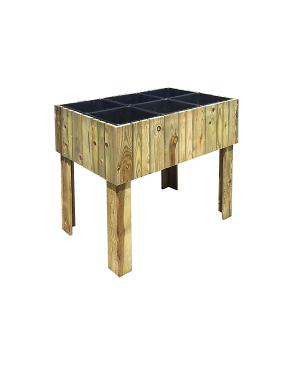 Castorama Carré Potager Surélevé Jardipolys Vertikal (grand Modèle)