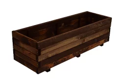Castorama Jardinière Bois 120 X 40 X H.35 Cm