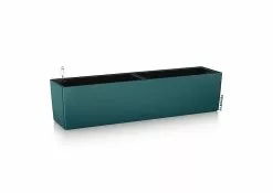 Castorama Jardinière Lechuza Color Bleu Pétrole 80 X 19 X H.19 Cm