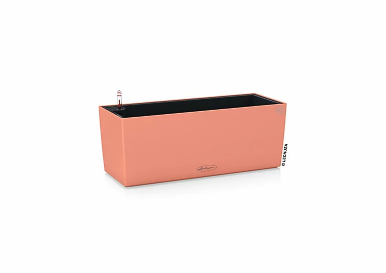 Castorama Jardinière Lechuza Color Rouge Corail 50 X 19 X H.19 Cm