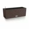 Castorama Jardinière Plastique LECHUZA Balconera Cottage Moka 50 X 19 X H.19 Cm