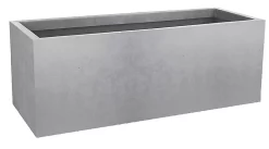 Castorama Jardinière Polypropylène EDA Basalt Up Béton 79,5 X 29,5 X H.29,5 Cm