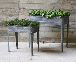 Castorama Jardinière Zinc Gris H53