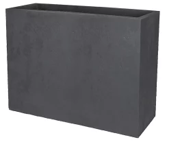 Castorama Muret Loft Polypropylène EDA Basalt Up Anthracite 78,5 X 29,5 X H.60 Cm
