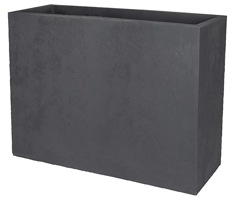 Castorama Muret Loft Polypropylène EDA Basalt Up Anthracite 78,5 X 29,5 X H.60 Cm