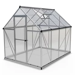 Castorama Serre Aluminium Et Polycarbonate Palram Harmony 4,5 M²