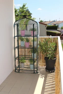 Castorama Serre Balcon 4 Niveaux Et Housse Jany