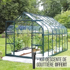 Castorama Serre En Verre Lams Aloe Vert 11,30m²
