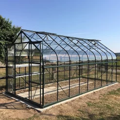 Castorama Serre En Verre Lams Aloe Vert 14,40m²