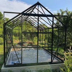 Castorama Serre En Verre Lams Laurus Vert 11,30m²