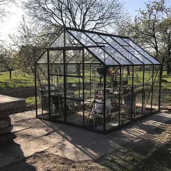 Castorama Serre En Verre Lams Laurus Vert 8,10m²