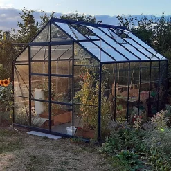 Castorama Serre En Verre Lams Laurus Vert 9,70m²