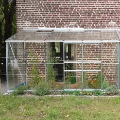 Castorama Serre En Verre Lams Melissa Alu Naturel 7,20m²