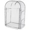 Castorama Serre Souple Tomate Haute Pvc Verve 120 X 80 X H.180 Cm