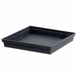 Castorama Soucoupe Pour Pot Toscane 32,6 X 32,6 Cm Anthracite