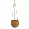 Castorama Suspension Céramique Resa Ocre ø18,5 X H.17 Cm