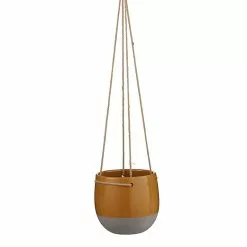 Castorama Suspension Céramique Resa Ocre ø18,5 X H.17 Cm