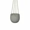 Castorama Suspension Céramique Resa Rond Gris ø18,5 X H.17 Cm