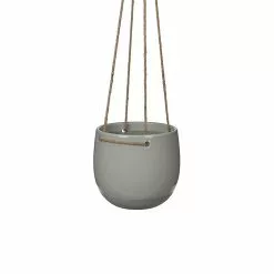 Castorama Suspension Céramique Resa Rond Gris ø18,5 X H.17 Cm